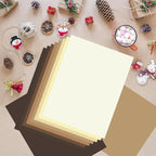 OcePor 80 Sheets Brown Cardstock Paper, Colored Printer Paper 8.5 x 11 - Image 4