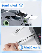 TZe-251 24mm 0.94 Laminated White Tape Replace - Image 4