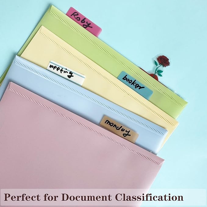 ELII 500 PCS Sticky Index Tabs 21 Sets, Colorful Book Tabs Sticky Tabs - Image 6