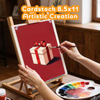 Red Cardstock 8.5" x 11 ", Valentine Day Cardstock Paper, 40 Sheets Red Card - Image 5