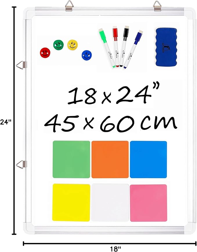 Whiteboard Set - 24 x 18 in Dry Erase Board - Image 7