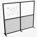 VIVO Modular Wall System, 2 PET and Whiteboard Panels, Professional Office by VIVO