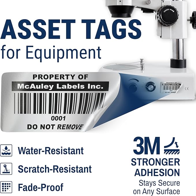 McAuley Labels Custom Asset Tags - Image 2