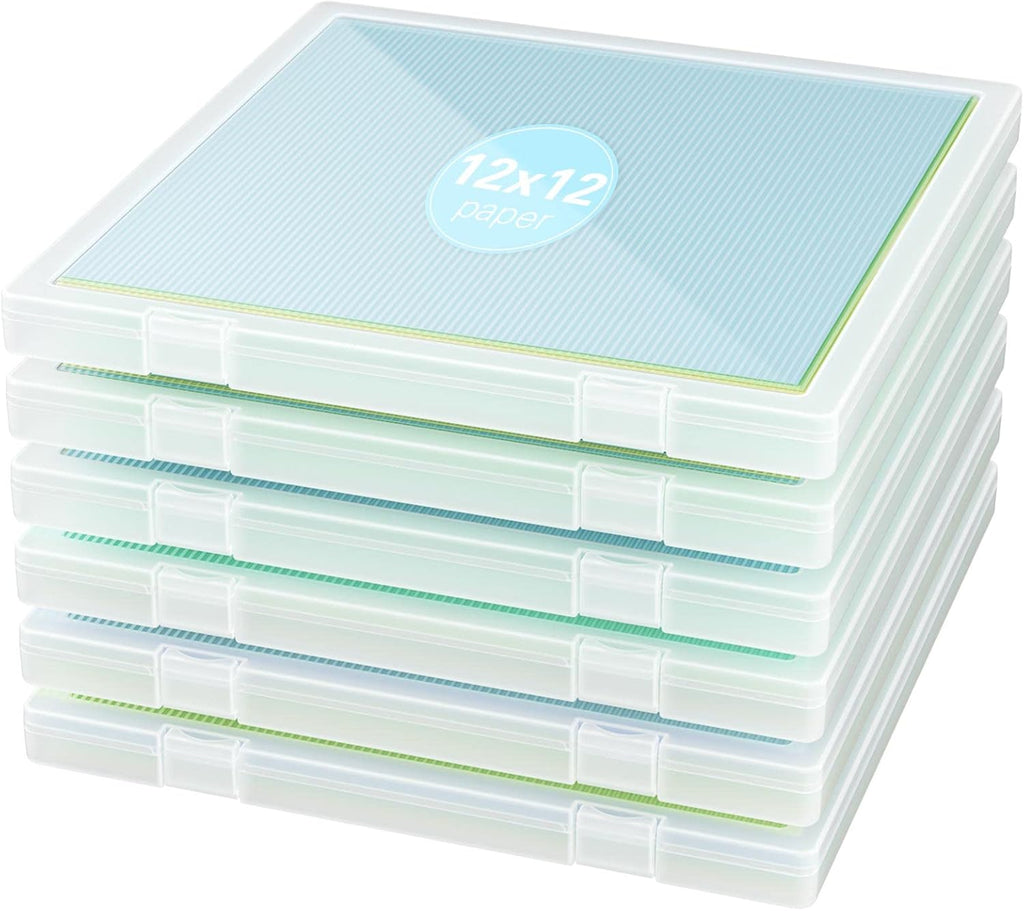 denkee 12 x 12 paper storage, 6 pack shown in use
