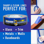 ABRO Blue Painters Tape: 18mm x 55M All Purpose Blue Tape, Temporary Labeling - Image 5