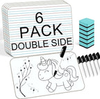 COYMOS 6 Pack Small White Board by COYMOS