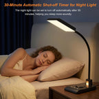 desk lamp with wireless charger, desk lamps for showing dimensions