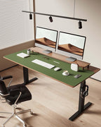 YSAGi Leather Desk Pad Protector, Office Desk Mat, Large Mouse Pad, Non-Slip PU - Image 3