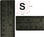 Clothing Size Stickers by Kenco - 0.875" Adhesive Apparel Circle Size Stickers - 2,500 Stickers Total (Small)