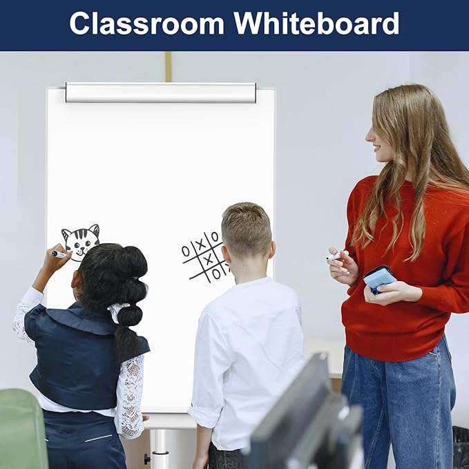 TSJ OFFICE Rolling Whiteboard Standing - Image 9
