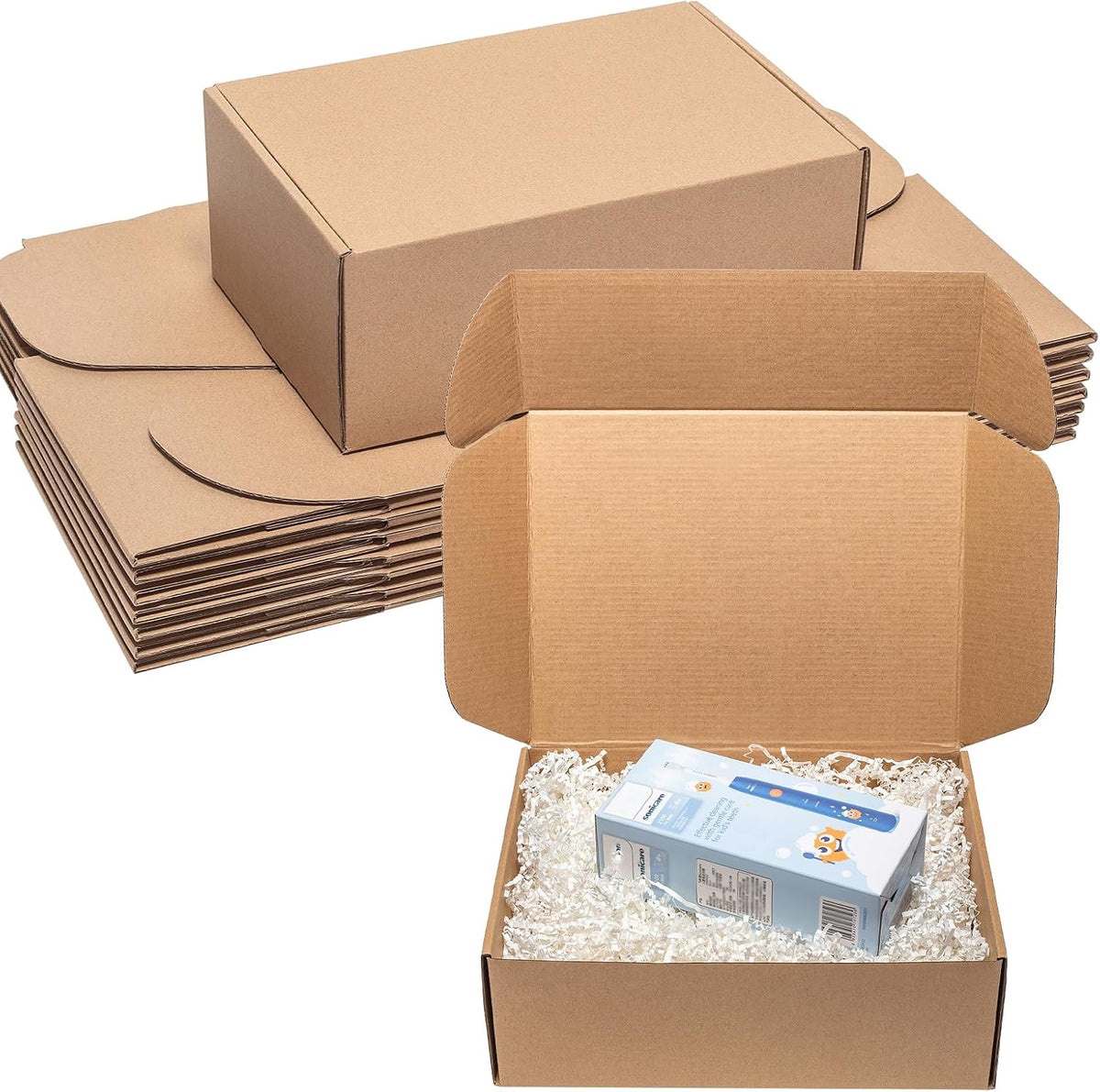 wowxyz shipping boxes 12x9x4 inches 20 pack corrugated, main product view