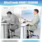 BlissTrends Donut Pillow Seat Cushion, Donut Chair Cushions - Image 5