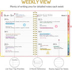 Forvencer 2026 Planner, Hardcover Calendar Planner Weekly and Monthly, Jan 2026 - Image 3
