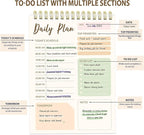 Tlenpo To Do List Notepad, 60 Sheets Daily Planner Notebook Organizer, Portable - Image 6
