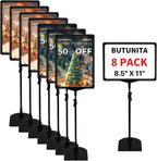 BUTUNITA Sign Holder Stand 8.5x11 Inch