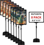 BUTUNITA Sign Holder Stand 8.5x11 Inch by BUTUNITA