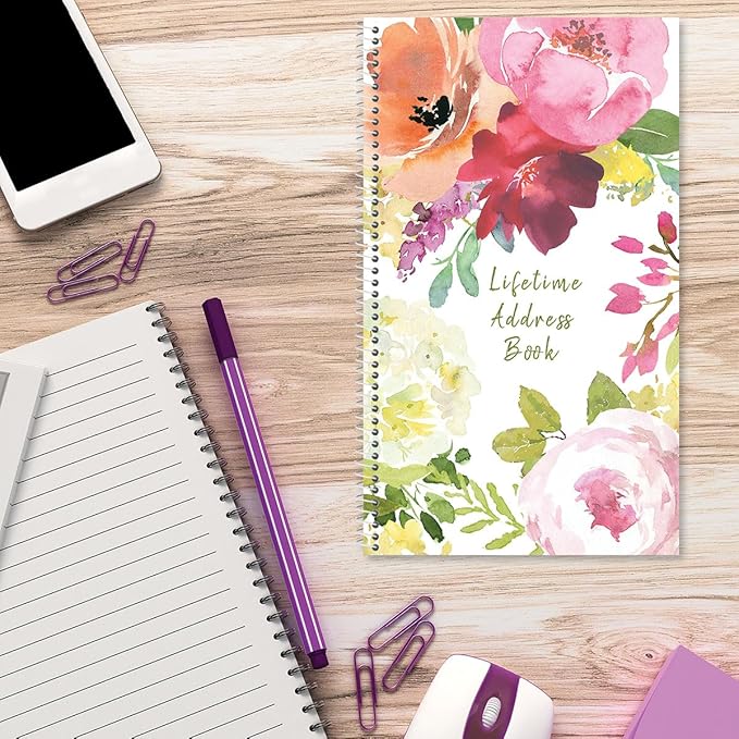 Current When Flowers Speak Address Book-94 Pages; Small 5" x 8-1/2" Size - Image 5