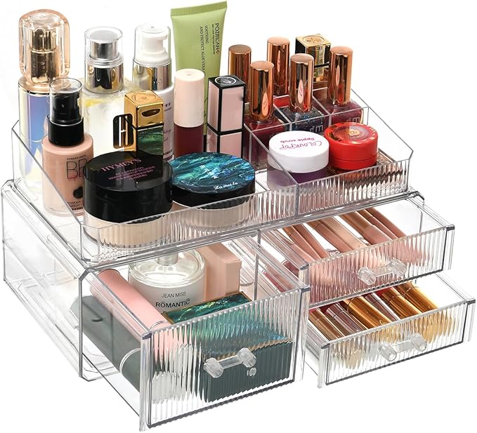 ZHIAI stackable storage drawer, cosmetics storage box, cosmetics and beauty - Image 3