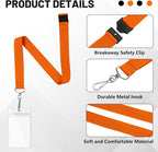 24-Pack Orange Breakaway Lanyards - Image 4