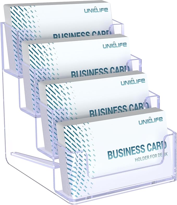 Uniclife Acrylic Business Card Holder by UnicLife
