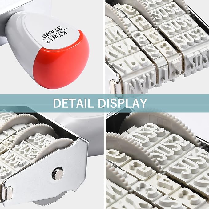 KTWT 1.5" Rubber Stamp Line Dater, Date Stamp, Office Stamp, Rotating Stamp - Image 6