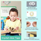 OWLKELA 4 Rolls Transparent Tape Refills, All-Purpose Transparent Glossy Tape - Image 3