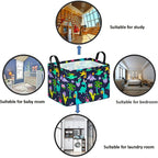 FUULOXE Storage Bin for Shelves Rectangle Closet Baskets Foldable Box - Image 7
