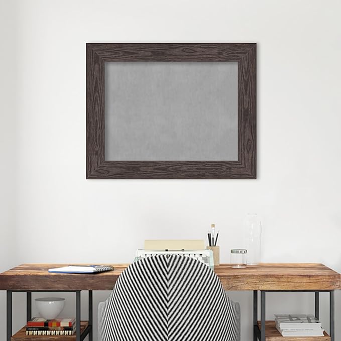 Amanti Art Black Framed Magnetic Board 24x30 Medium Vision Board - Image 5