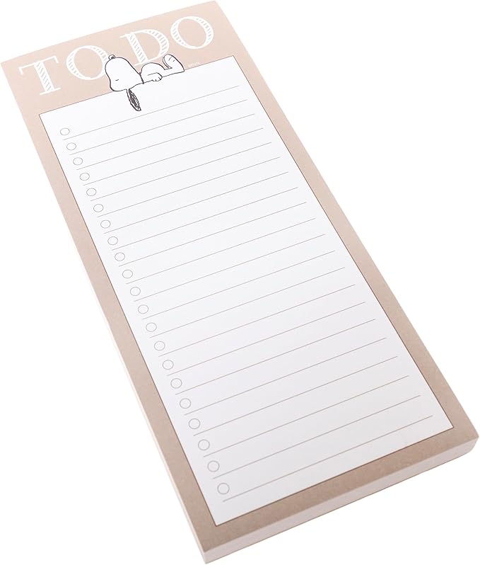 Graphique Snoopy Magnetic Notepad, 100 Tear-Away Sheets - Image 3