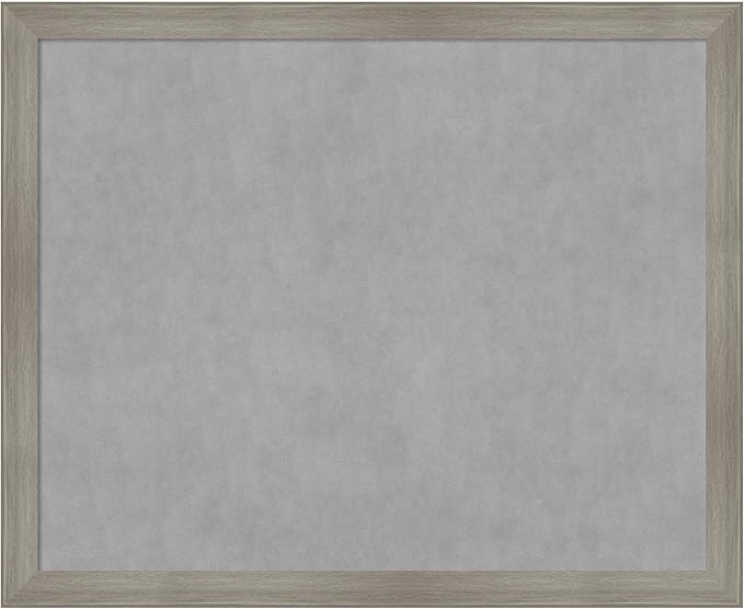 Amanti Art Grey Framed Magnetic Board 36x44 X-Large Vision Board by AmantiArt