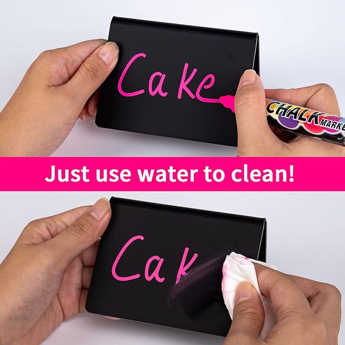 AITEE Mini Tabletop Chalkboard Signs - Image 4