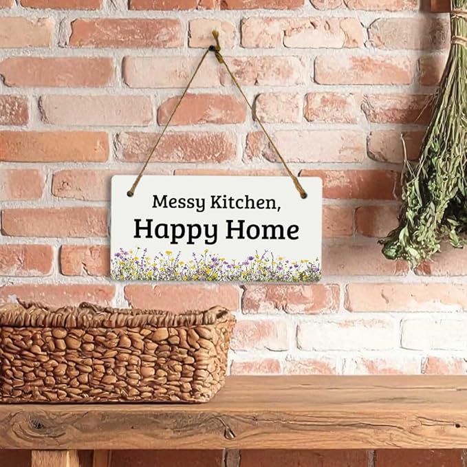 Signs ByLITA Wildflower Meadow Personalized Hanging Wall or Door Sign | Custom - Image 3