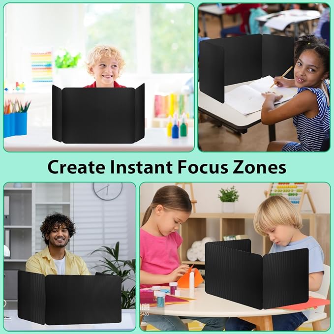 26 Pack Black Desk Dividers - Image 5