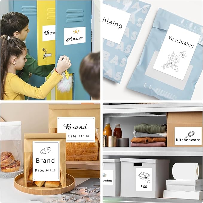 4×6 Inch White Removable Thermal Labels, Waterproof Thermal Label Stickers - Image 3