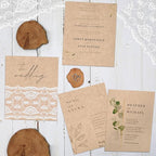 100 Sheets Parchment Cardstock 8.5 x 11 Textured Printer Paper, Goefun 90lb Tan - Image 7