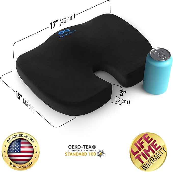 Everlasting Comfort Doctor Recommended Memory Foam Seat Cushion - Image 3
