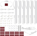 Litever Under Cabinet LED Lighting Kit, Super Bright, 31W 2000 Lumen, Plug or by Litever