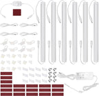 Litever Under Cabinet LED Lighting Kit, Super Bright, 31W 2000 Lumen, Plug or by Litever