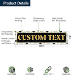 Custom Sign, Custom Street Sign, 11 Font Colors, 13 Font Styles, 4 Hole Options - Image 6