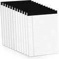12 Pack Note Pads 8.5 x 11 White Legal Pads 8.5 x 11 Wide Ruled Lined Writing by Aidunmis