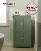 VASAGLE Floor Storage Cabinet, Freestanding Storage Unit - Image 4