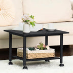 Lerliuo Under Desk Printer Stand, 2-Tier Industrial Mobile Printer Table - Image 4