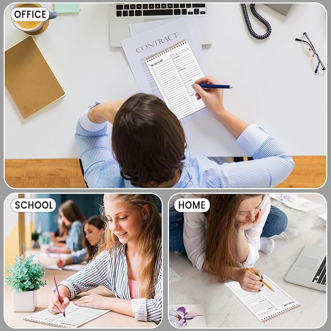 To Do List Notepad, 120 Pages 6.7x9.8" to Do List Notebook Undated Daily - Image 6