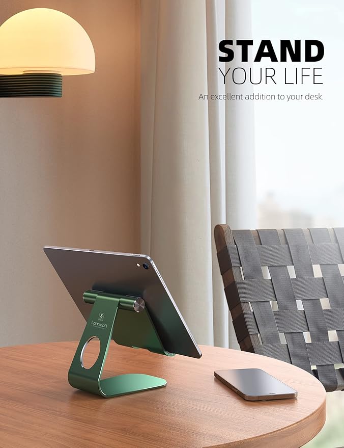 Lamicall Tablet Stand, Adjustable Tablet Holder - Image 2