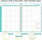 2026 Planner - A5 Weekly & Monthly Planner Spiral Bound, January 2026 - - Image 4