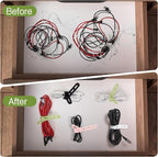 Donruby 24Pcs Silicone Cable Ties - Image 6