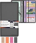 Premium Leather with Magnetic Shut Car Registration and Insurance Card Holder by MOTO4X