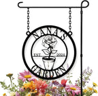 Personalized Garden Signs for Outdoors Custom Garden Sign Funny Garden Signs by HYTSIGN