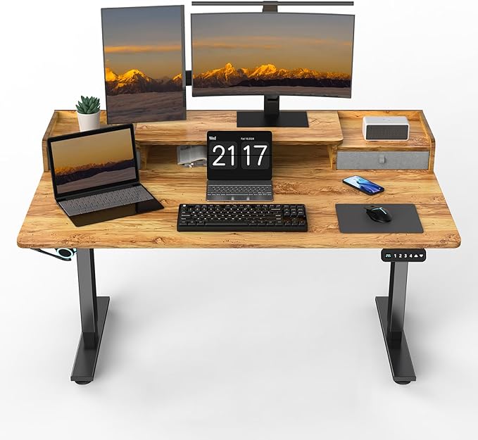 ExaDesk 55 x 30 Inch Electric Standing Desk by ExaDesk