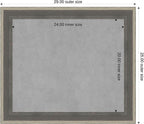 Amanti Art Grey Framed Magnetic Board 25x29 Medium Vision Board - Image 2